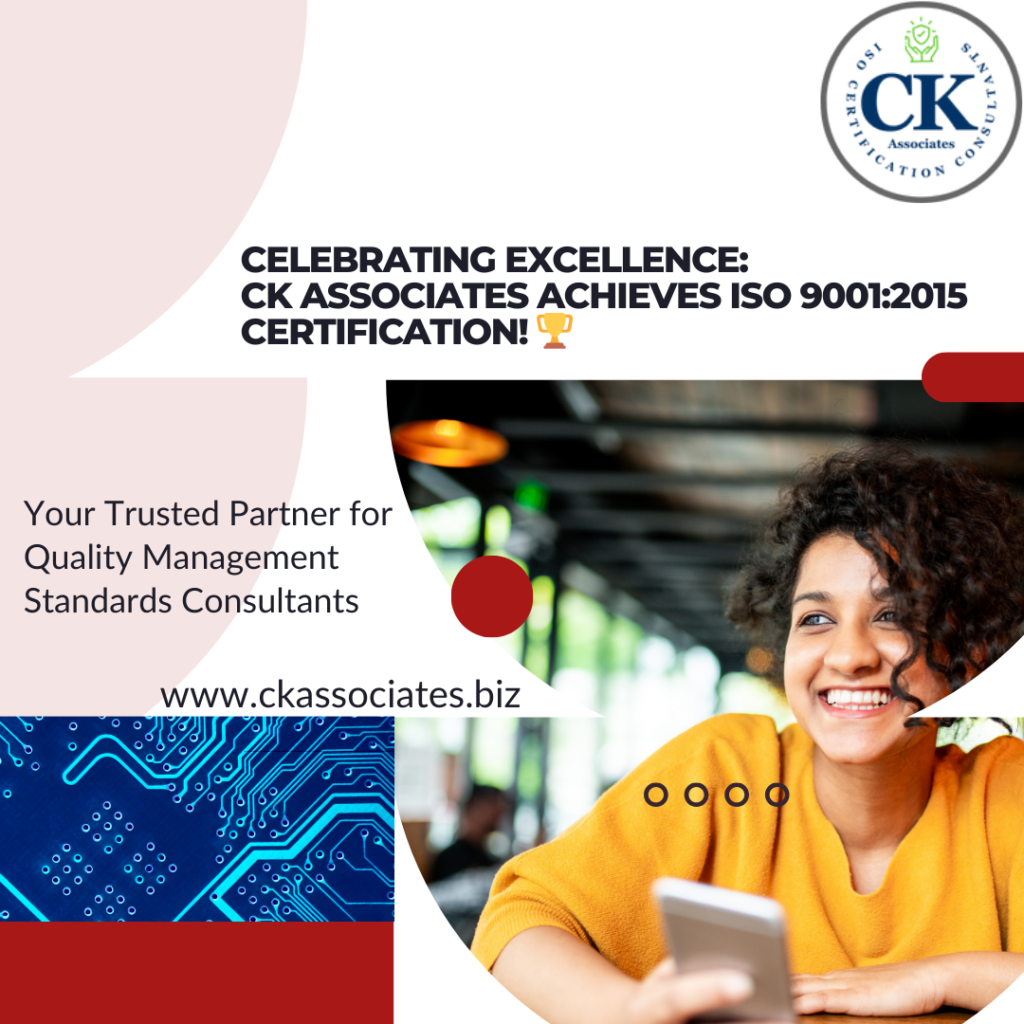 ISO 9001, QMS, CK Associates