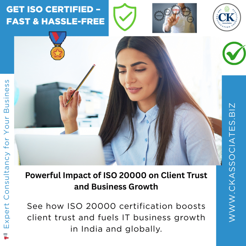 ITIL,ISO 20000, CK ASSOCIATES
