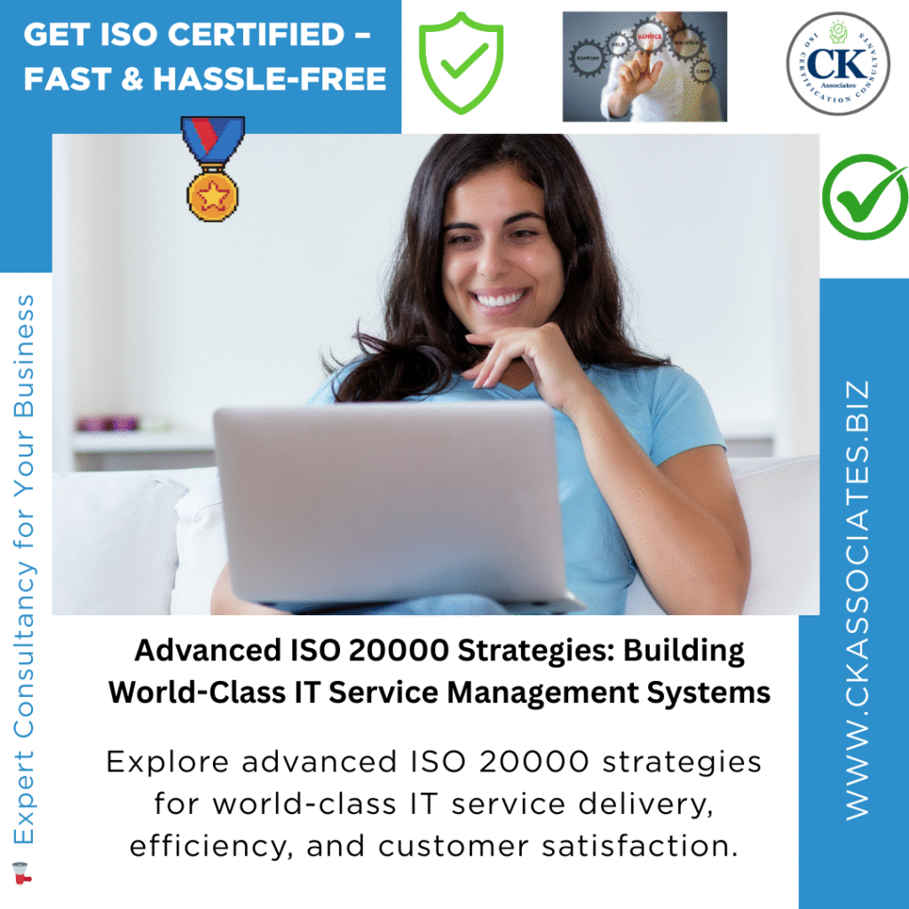 ITIL,ISO 20000, CK ASSOCIATES