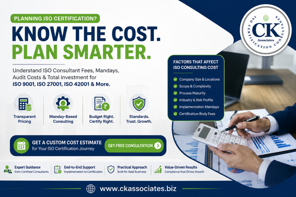 How-much-does-an-iso, CK Associates, ISO 9001-consultant-cost-in-india