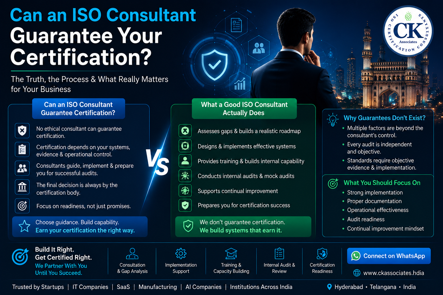 Can an ISO Consultant Guarantee Your Certification?