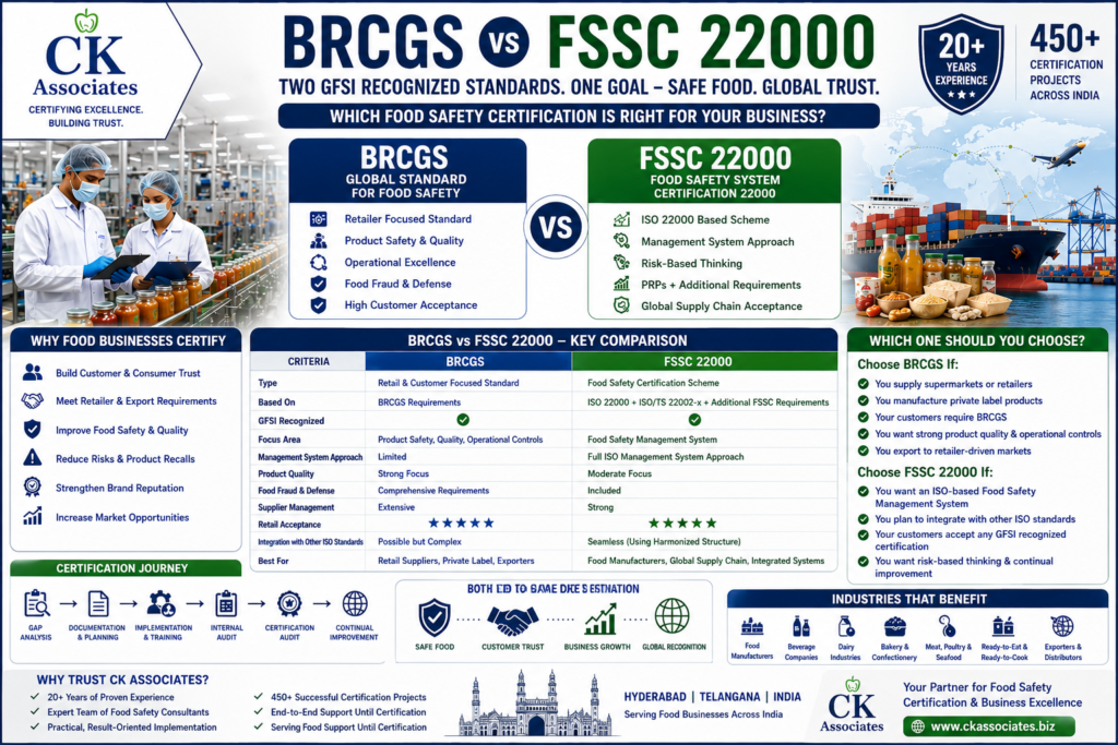 FSSC 22000 is not the same as ISO 22000.